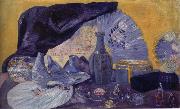 James Ensor Harmony in Blue oil painting reproduction